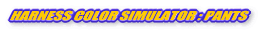 HARNESS COLOR SIMULATOR : PANTS